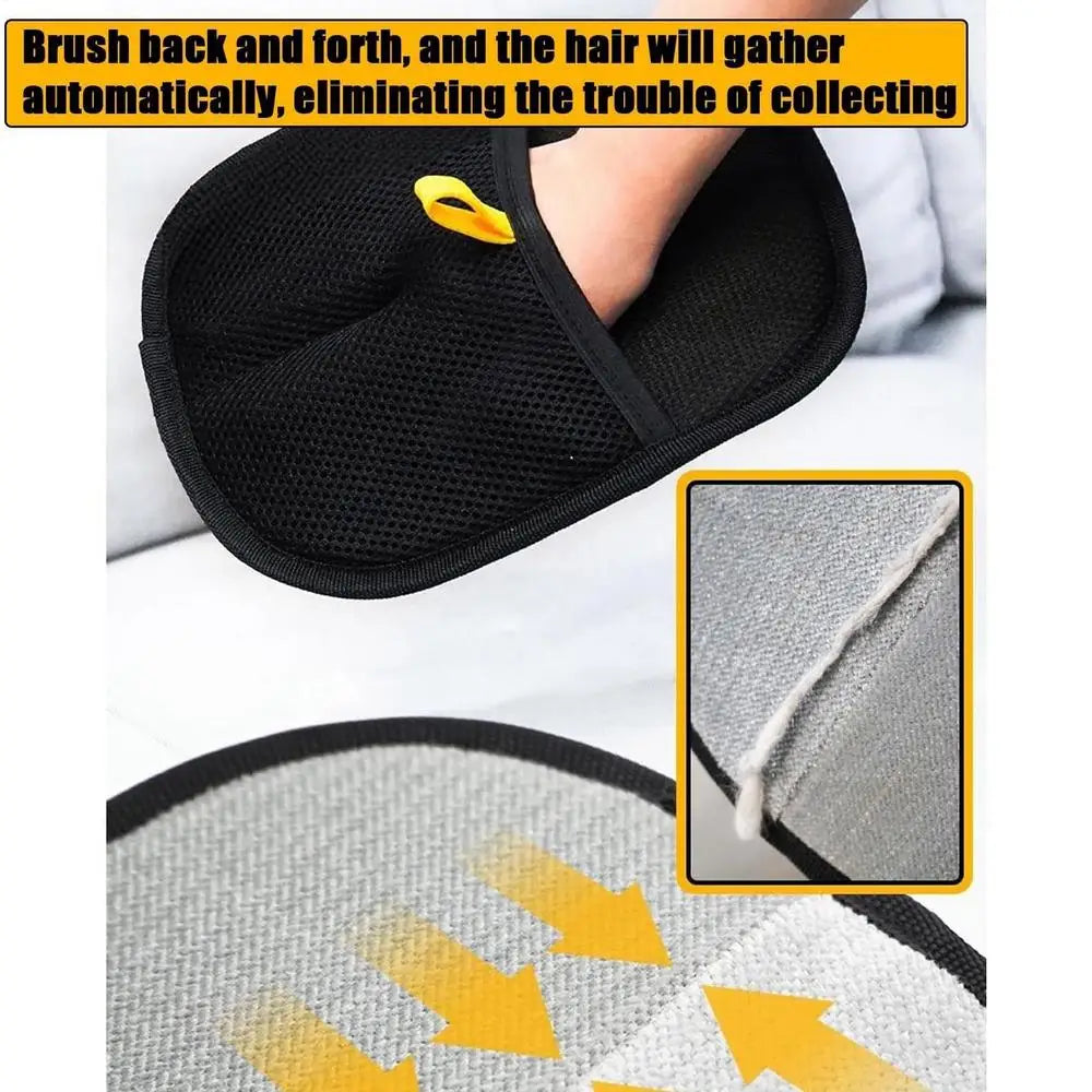Pet Grooming Gloves Double-sided Grooming Gloves For Pets Gentle Deshedding Mitt Massager Grooming Gloves For Long And Short