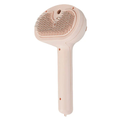 Cat Hair Brush with Release Button Massage Grooming Brush Rechargeable Spray Cat Brush for Long and Short Hair Dogs and Cats