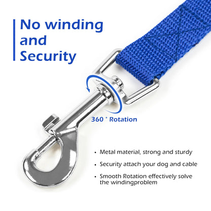 1.5M 3M 4.5M 6M 10M Nylon Dog Training Leashes Walking Pet Leash Long Lanyard Traction Rope for Small Large Dogs Lead Item