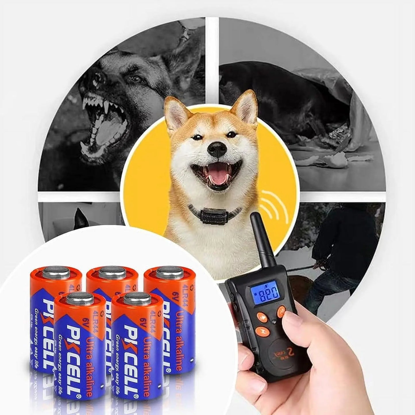20Pcs PKCELL 4LR44 6V Alkaline Battery for Dog Training Collars and Stop Barker ,Grooming Pen,Film camera car key remote control