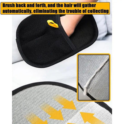 Pet Grooming Gloves Double-sided Grooming Gloves For Pets Gentle Deshedding Mitt Massager Grooming Gloves For Long And Short